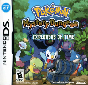 pokemon mystery dungeon explorers of time clean cover art